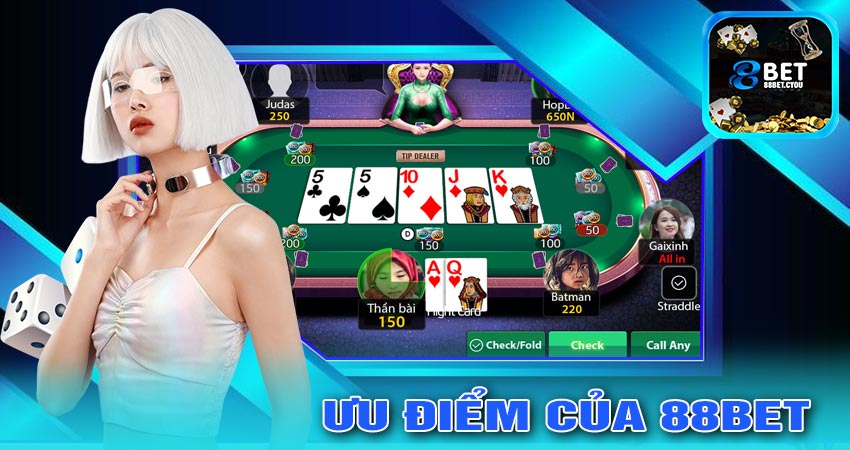 Giới thiệu nhưng ưu điểm mạnh của 88bet